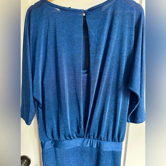 WHITE HOUSE BLACK MARKET Blue Dress S - Picture 8 of 10